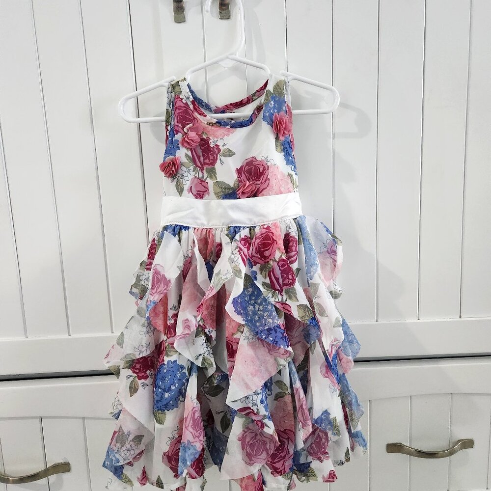 Limonada 3T Flower Petal Dress